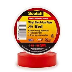 3M Scotch Vinyl Electrical Tape 35 - Red