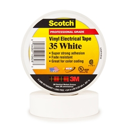 3M Scotch Vinyl Electrical Tape 35 - White