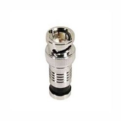 Min Qty 18041RA Nickel plate Platinum Tools BNC RG59 Right Angle Compression Connector 25/Bulk. for sale online 