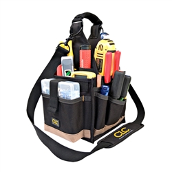 CLC 23 Pocket Electrical Tool Pouch w/ Strap
