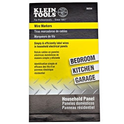 Klein Tools Wire Markers - Household Electrical Panel