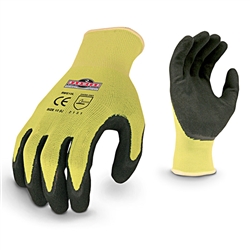 Radians Hi-Viz Knit Dip Safety Gloves - Large