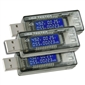 USB 3-in-1 Voltage/Current/Capacity Meter 3-Pack