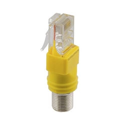 50x Construct Pro RJ45 Easy Plug Trasparenti Per Riparazione Cavi Cat5e E Cat6 (CON9024)