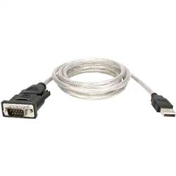 QVS USB to Serial Adapter Cable - 6ft.
