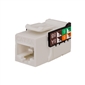 Vertical Cable CAT6A Keystone Jack - Gray