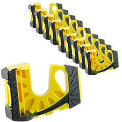 10-Pack Wedge-It Ultimate Door Stop - Bright Yellow