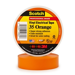 3M Scotch Vinyl Electrical Tape 35 - Orange