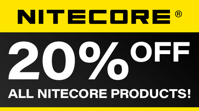 20% Off All Nitecore Products