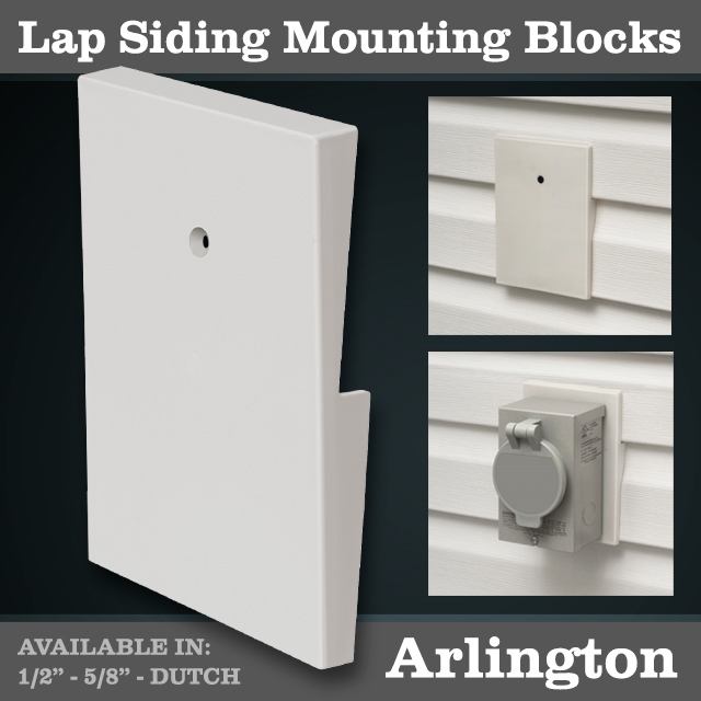 Arlington Lap Siding Mounting Blocks