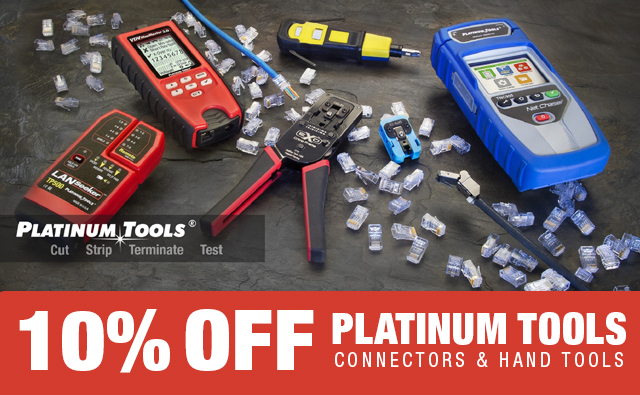 10% Off Platinum Tools Connectors & Hand Tools