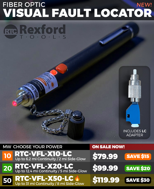 Rexford Tools Visual Fault Locators