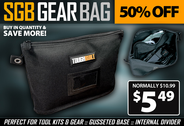 HALF OFF! Toughbuilt SGB Gear Bags