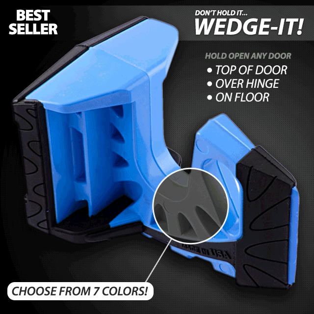 Wedge-It Ultimate Door Stop - 7 Colors