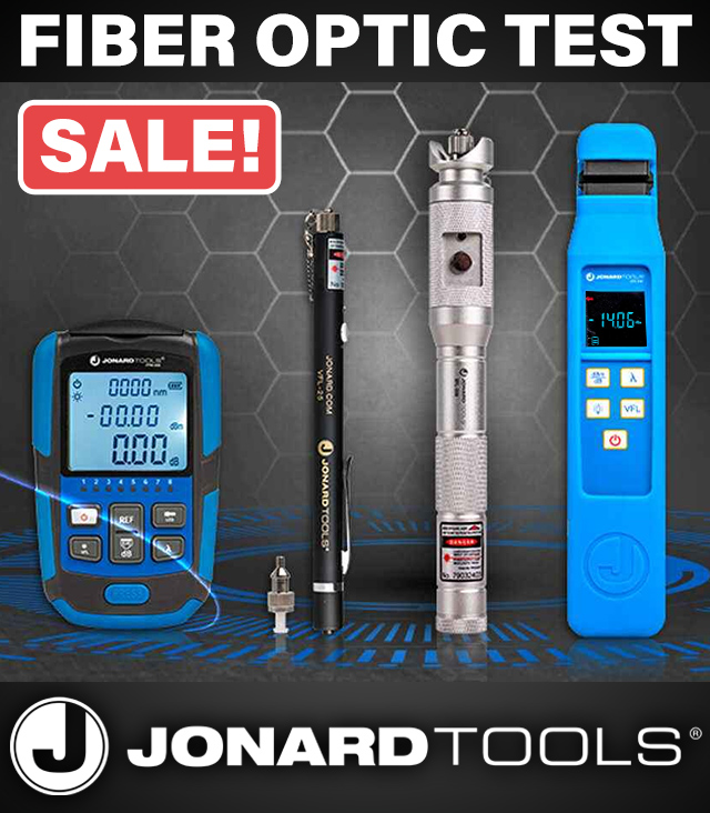 Jonard Fiber Test Equipment ON SALE!