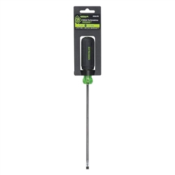 Greenlee 0153-27C 1/4in Standard Cushion Grip Cabinet Screwdriver 8 Inch