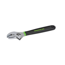 Greenlee 10 Inch  Adjustable Wrench w/Dipped Handle