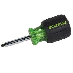 Greenlee 0353-32C #1X1 1/2in Square-Recess Stubby Driver