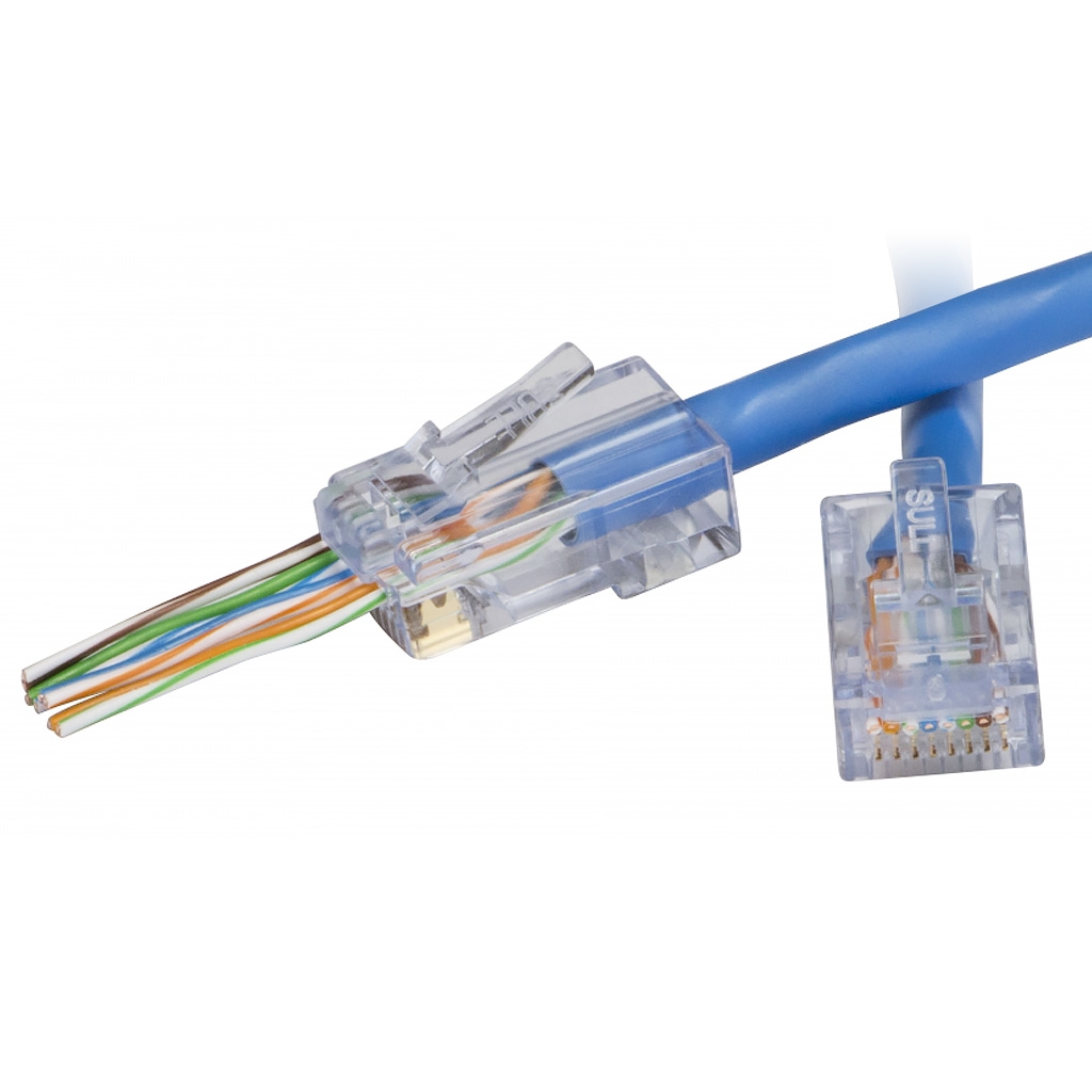 Platinum Tools EZ-RJ45 CAT6 Connectors - Box of 100