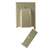 Vanco 120616X Hinged Bundled Cable Plate - Ivory