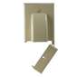Vanco 120616X Hinged Bundled Cable Plate - Ivory