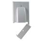Vanco 120617X Hinged Bundled Cable Wall Plate in white