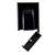 Vanco 120618X Hinged Bundled Cable Plate - Black