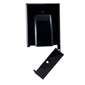 Vanco 120618X Hinged Bundled Cable Plate - Black