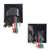 Vanco Dual Reversible Bulk Cable Wall Plate - Black