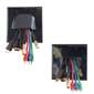 Vanco Dual Reversible Bulk Cable Wall Plate - Black