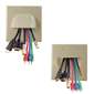Vanco Dual Reversible Bulk Cable Wall Plate - Ivory