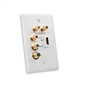 Vanco Combo HDMI & Component RCA Wallplate