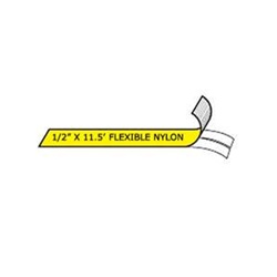 Flexible Nylon Yellow 1/2in x 11.5' for Rhino Labelers
