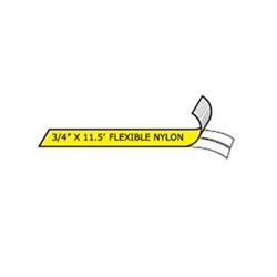 Flexible Nylon Yellow 3/4in x 11.5' for Rhino Labelers