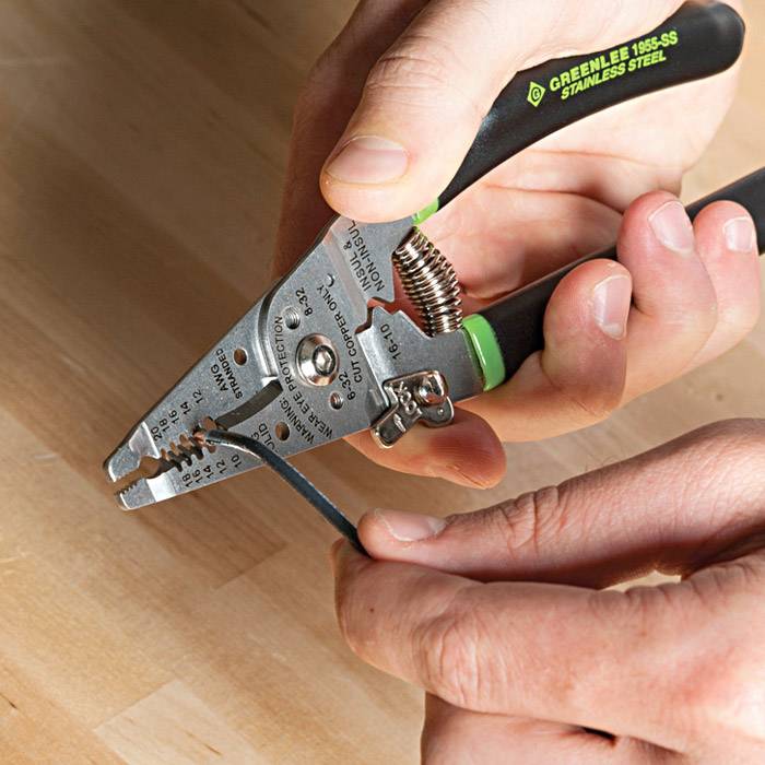 Greenlee 1927-ss Pro Stainless Combination Tool With Spring Wire Strippers Hand for sale online 