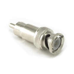 Male RCA to Male BNC Adapter