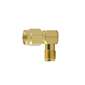 Right Angle 90 SMA Male to Female Adapter