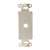 Vanco Decor 1 Port Hex Hole Plate - White