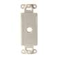 Vanco Decor 1 Port Hex Hole Plate - White