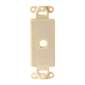 Vanco Decor 1 Port Hex Hole Plate - Ivory