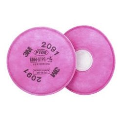 3M 2091 P100 Particulate Filters - 1 Pair