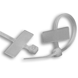 ACT 18lb 4in Natural Identification Cable Tie - 100pc