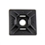 ACT 1in x 1in Rubber Adhesive Mounting Pad - Black - 100 pieces