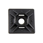 ACT 1in x 1in Rubber Adhesive Mounting Pad - Black - 100 pieces