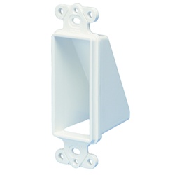 Arlington Single-Gang Reversible Scoop Hood - White