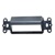 Arlington Single-Gang Horizontal Scoop Hood - Black