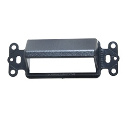 Arlington Single-Gang Horizontal Scoop Hood - Black