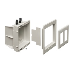 Arlington 2-Gang Indoor IN BOX - White