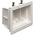 Arlington 3-Gang Indoor IN BOX - White