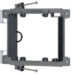 Arlington 2-Gang Nail On Low Voltage Mounting Bracket